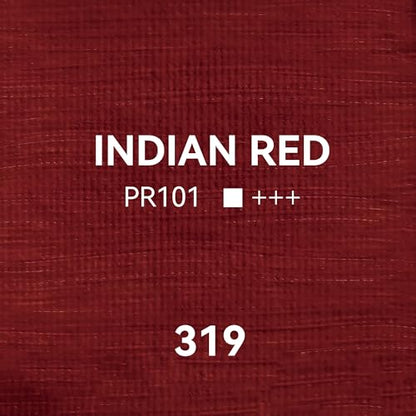 PHOENIX Indian Red Oil Paint - 40ml / 1.35 Fl oz. Single Tube - Artist Quality Oil Based Paint for Professionals - color: Indian Red