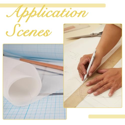 SUPERFINDINGS 20m 1Roll Masking Film, Tape Textured Paper for Painting Masking Frisket Tracing Frisket for Artists Airbrush Graphics Automotive Motorcycle - size: 20x0.15m