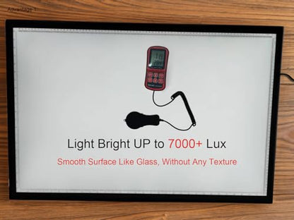 WELZK 7000 Lux A1 Light Pad for Diamond Painting, 2.9ft x 1.9ft Extra Large 3-Colors Lightbox. 10 Levels/Stepless Dimming for Tracing, Drawing, etc - style: A1 3-Colors