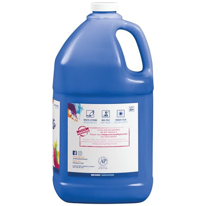 Prang Ready-to-Use Tempera Paint, Blue, 1 Gal., 1 Count - color: Blue