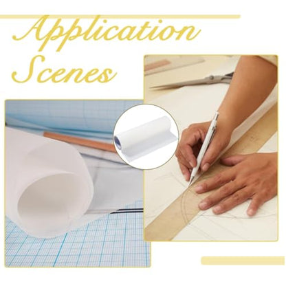 SUPERFINDINGS Masking Tape 0.4x20m General Purpose Tape Textured Paper for Painting White Art Adhesive Protective Paper Roll Tracing Frisket for Artists Painting Crafting Covering Skirting - size: 20x0.4m