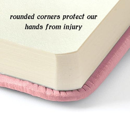 qianshan 5" x 5" Hardcover Sketch Book,Small Mixed Media Sketch Pad,58 Sheets 150GSM Acid-Free Artist Drawing Paper,Travel Journal Blank Notebook for Adults Painting,Illustration,Art Supplies.Pink - color: 150gsm PU-pink