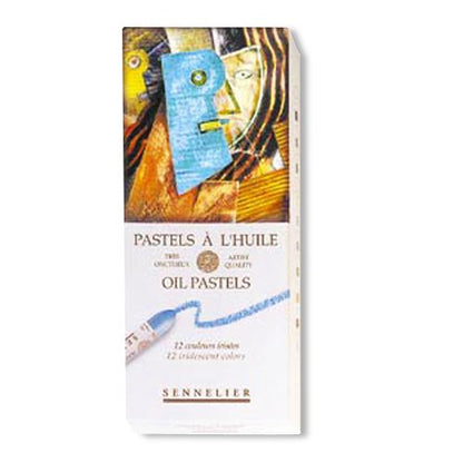 SENNELIER Oil French Pastel for Professional Artists, Iridescent Set of 12