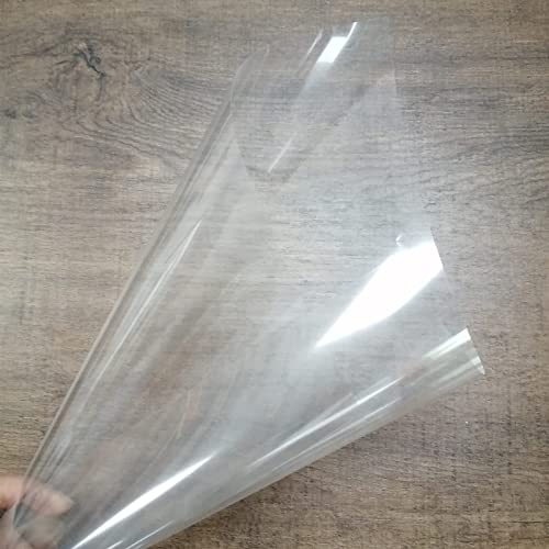 BANLTRE 15 Pieces 7.5 mil Transparency Blank Template Material Stencils Mylar for Cutting Paper Clear Sheet 12 × 12 inch (15-7.5 mil) - size: 15-7.5 mil