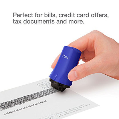 Guard Your ID Confidential Security Roller Set Advanced 2.0 for Identity Theft Protection Redacting (Regular 3-Pack, Blue) - color: Blue, size: Regular 3-Pack