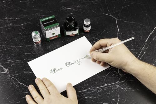 J. Herbin Fountn Pen Ink 30Ml Lierre Sauvage - color: Green, size: 1 fl oz
