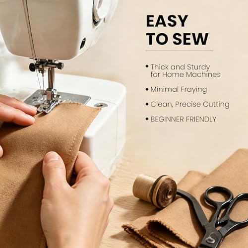 Wildarms 100% Cotton Canvas Fabric by The Yard - 59" Wide 12oz Heavy Duty Natural Duck Canvas for Sewing DIY, Tote Bags, Upholstery & Embroidery (Kahaki, Cut by the Yard) - color: Kahaki, size: 1-Yard Pre-Cut (Non-Continuous)