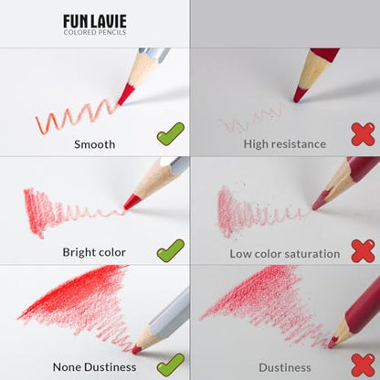Art Set Bundle: 48 Premium Colored Pencils & 14 Macaron Pencil Extenders, Perfect for Adult Sketching, Writing and Art Drawing，Professional Art Supplies Set