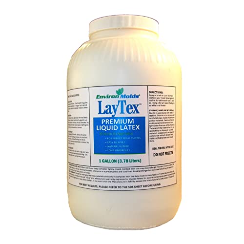 EnvironMolds LayTex Liquid Latex Mold Making Rubber, 1-Gallon