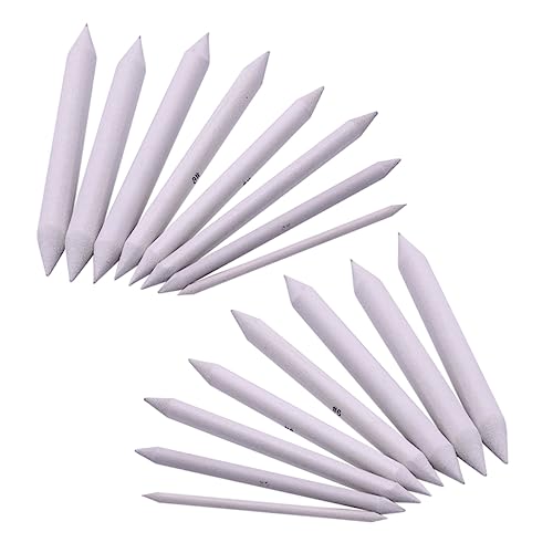 TEHAUX 18pcs Blending Stumps Tortillions Set Sketch Rub Pencil Stumps for Drawing Blending for Drawing Shading Pencils for Sketching