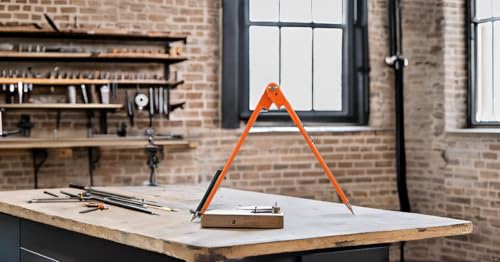 Professional Woodworking Compass Pencil Marking Compass Circle Maker Scriber Compass for Geometry (Large) - style: Large