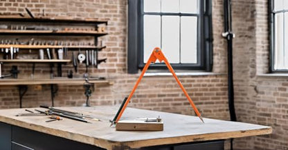 Professional Woodworking Compass Pencil Marking Compass Circle Maker Scriber Compass for Geometry (Large) - style: Large