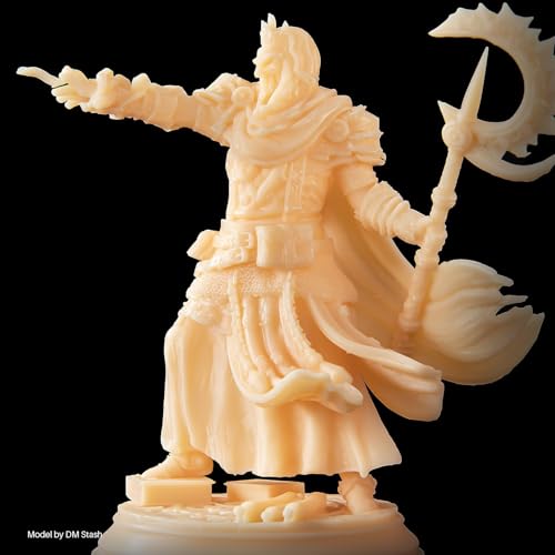 ELEGOO ABS-Like Resin 3.0 Pro, Higher Scratch-Resistance 3D Printing Photopolymer Resin, 405nm UV Resin for MSLA/DLP/LCD Printers Fast Curing High Precision Non-Brittle, Beige 2000g - color: Beige, size: L-2000g