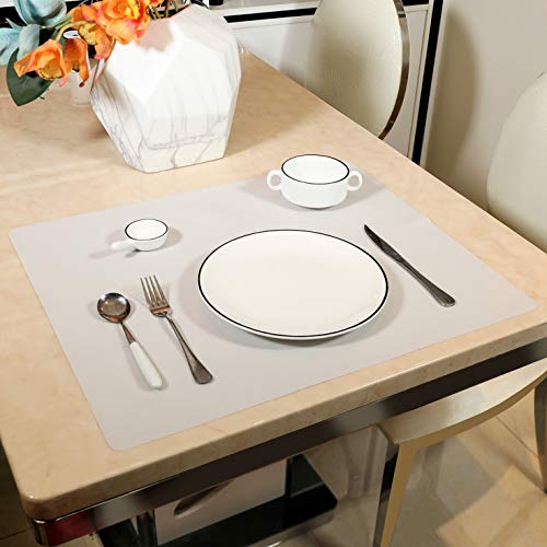 24''x20'' Extra Large Silicone Baking Mat for Dough Rolling Pastry Fondant Mat Nonstick and Nonskid Heat Resistent, Countertop Protector, Dining Table Mat and Placemat (Extra Large Gray 2 Pack) - color: Extra Large Gray 2 Pack