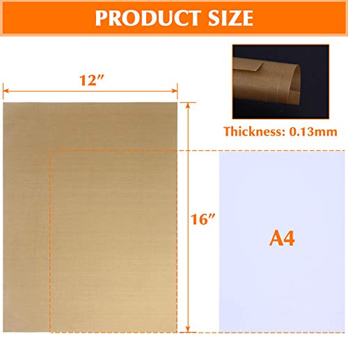 Teflon Sheet for Heat Press, 15 Pack Selizo Heat Transfer Cover Paper Heat Resistant Transfer Protector Sheets for Cricut Iron HTV Vinyl, Sublimation, Baking and Craft - color: 15 Pack