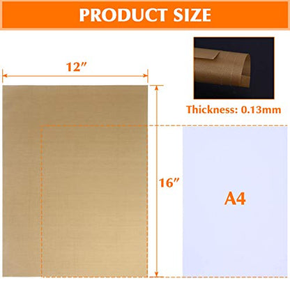 Teflon Sheet for Heat Press, 15 Pack Selizo Heat Transfer Cover Paper Heat Resistant Transfer Protector Sheets for Cricut Iron HTV Vinyl, Sublimation, Baking and Craft - color: 15 Pack