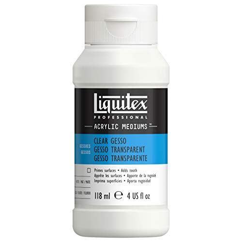 Liquitex Professional Gesso Surface Prep Medium, 118ml (4-oz), Clear - color: Clear, size: 4 Fl Oz (Pack of 1), style: 4-oz