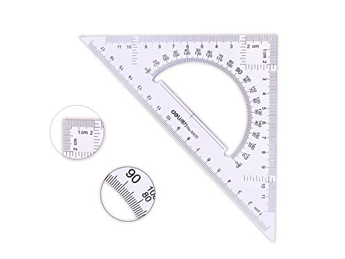 Large Triangle Ruler Square Set,Triangle Protractor,2 pieces