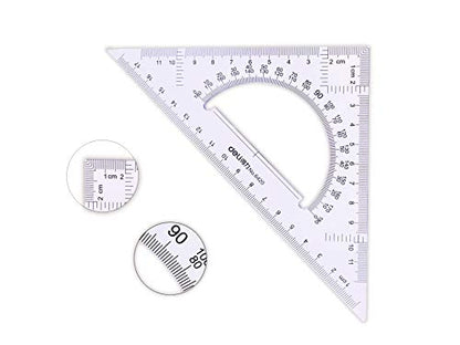 Large Triangle Ruler Square Set,Triangle Protractor,2 pieces