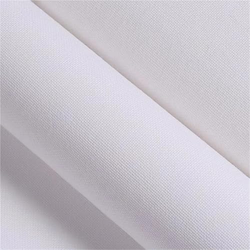 Paint Canvases Panel 2 Rolls Cotton Canvas, 5M White for Oil Acrylic Painting(0.57x5m) - color: 0.57x5m