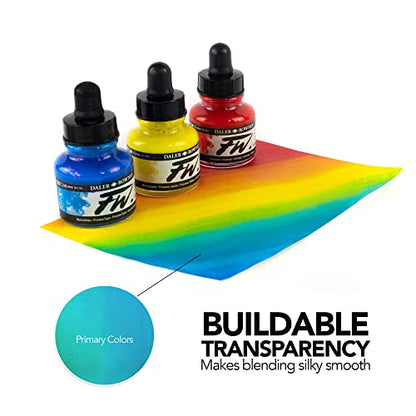 Daler-Rowney FW Acrylic Artists Ink, 1 oz, Emerald Green (160029335) - color: Green