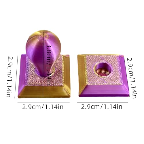 Diamond Art Painting Embossing Roller 3D Printing Diamond Art Painting Seal Press Diamond Art Painting Roller Tool Set for Multi-Color Square & Circular Drills (Purple Gold Gradient) - color: Purple Gold Gradient