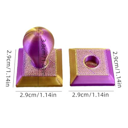Diamond Art Painting Embossing Roller 3D Printing Diamond Art Painting Seal Press Diamond Art Painting Roller Tool Set for Multi-Color Square & Circular Drills (Purple Gold Gradient) - color: Purple Gold Gradient