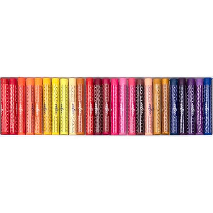 eeBoo Oil Pastels Strawberry Peeps - 50 Artist-Quality Blendable Color Sticks, Bold Pigments for Drawing & Blending, Sliding Gift Box, Kids Ages 5+ - style: Rainbow Peeps