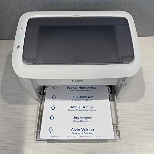 Perforated Paper Nameplate Inserts, Pack of 20 (8" x 1") - color: White, size: 8" x 1"