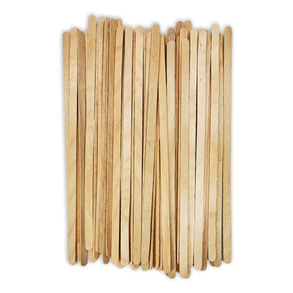 Pack of 50 7" Inch Wood Paint, Stain, Resin, Epoxy Mixing / Stir Sticks - by NetSellsIt