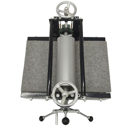 Maisutseb Tabletop Slab Roller for Printmaking 19.7 * 12.6in Manual Printmaking Machine | Uniform Pressure, 1.57in Adjustable Height, Durable Construction, Easy Operation