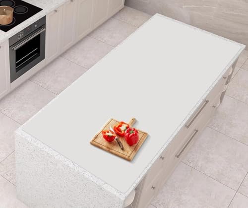 AECHY Silicone Mats for Kitchen Counter 47"x23.6"x0.08”, Largest Heat Resistant Mat Shipped Rolled Up Kitchen Island Silicone Countertop Protector Mat Nonslip Extra Large Counter Mat, Light Gray - color: Light Gray, size: 47"L x 23.6"W
