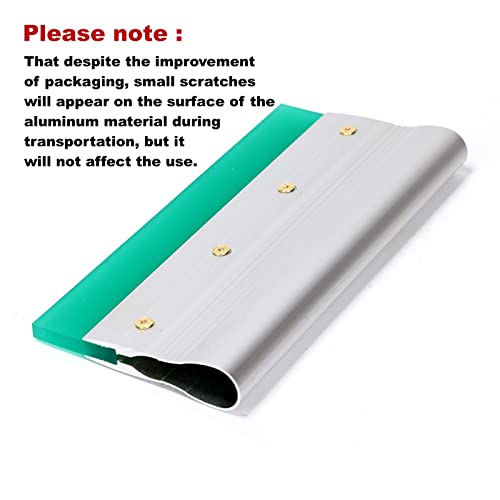 14 Inch Screen Printing Ink Squeegee with Aluminum Handle, 75 Durometer, Flat Squeegee for DIY Hand Printing, Flat Patterns - size: 14 inch