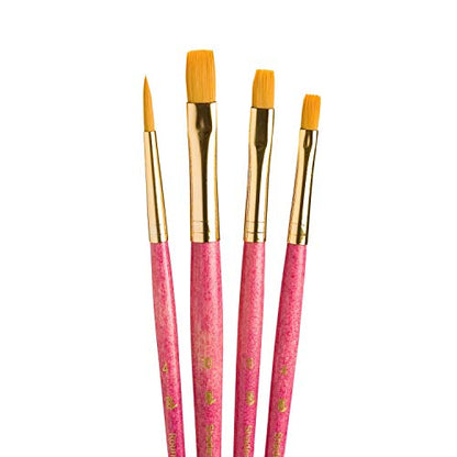 Princeton RealValue Paintbrush, Pink - style: Set-9181
