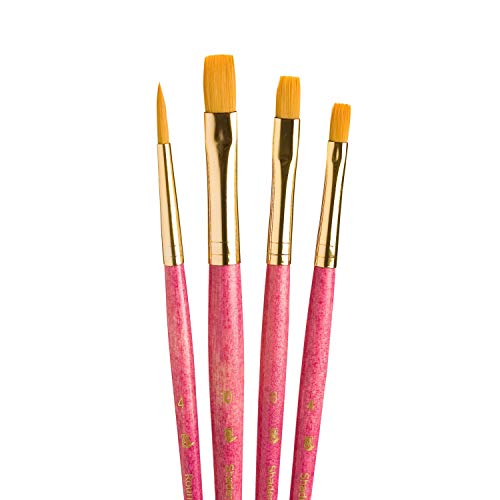 Princeton RealValue Paintbrush, Pink - style: Set-9181