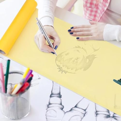 Tracing Sheet, 18in Wide Cuttable Tracing Paper Roll Translucent Tracing Paper Translucent Transfer Paper for Drawing, Trace, Sketch, Craft, Sewing Pattern Artists Tracing Paper - size: 46m / 150.92ft