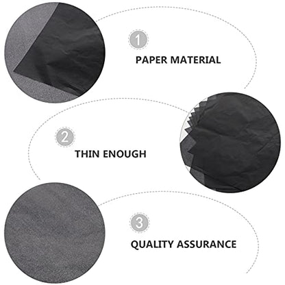 DOITOOL 25 Sheets Tracing Paper Carbon Graphite Transfer Carbon Paper Black Art Craft