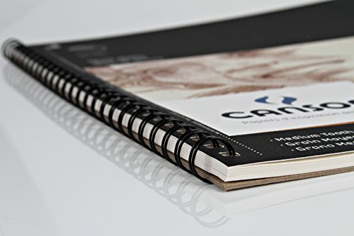 Canson Artist Series Cream Drawing Pad 14" x 17", Top Wire Bound, 24 Sheets (100510975), Count - size: 14x17, style: Cream Drawing