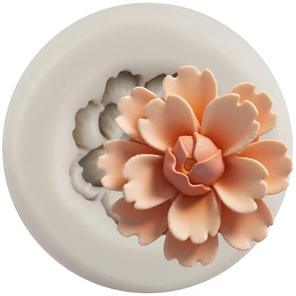 Flower Polymer Clay Mold Cherry Blossom Silicone Molds for DIY Crafts Air Dry Plaster Polymer Clay Epoxy Resin Casting Jewelry Making - color: Style S