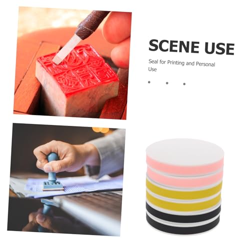 ARTSEWPLY 6pcs Soft Rubber Carving Blocks for Stamp Making Crafting and Engraving Projects for Artists and Students Easy to Carve for Detailed Designs