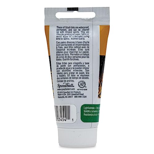 Speedball Art Products Company 003454 37cc Oil Block Ink, Green - color: Green