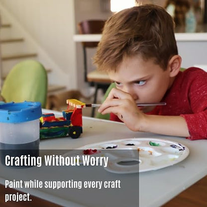 Silicone Craft Mat for Painting, PlayDoh and Art Projects with Angle-Protective Safety Edge – Toddlers & Kids Placemat – Non-Slip & BPA-Free Food Mat – 1.5mm Thick, 24"x16", Vanilla Cream - color: Vanilla Cream, size: 24"L x 16"W