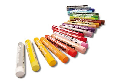 Pentel Arts Oil Pastels, Assorted colours, 1 pack of 25 sticks - size: 25 Count (Pack of 1)