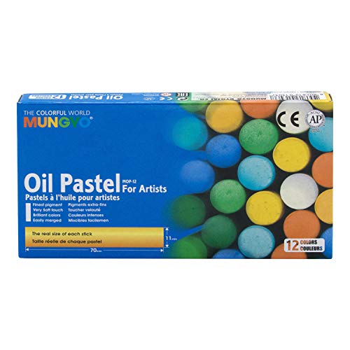 Mungyo Gallery Oil Pastels Cardboard Box Set of 12 Standard - Assorted Colors
