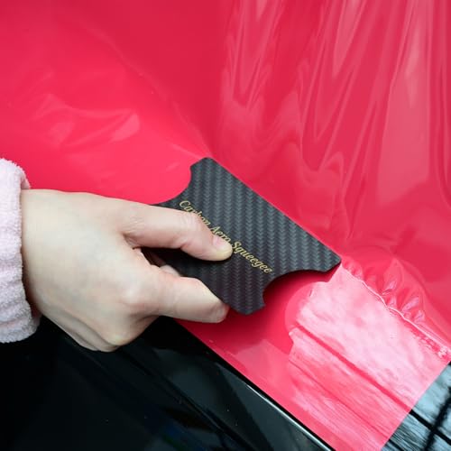 EHDIS Carbon Fiber Squeegee – Professional Window Tint Tool | Ultra-Light & Static-Free for Flawless Automotive & Residential Film Installation