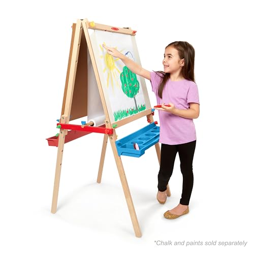 Melissa & Doug Easel Paper Roll - 17 Inches Wide, 75 Feet Long for Painting, Drawing, Art and Craft Projects for Kids