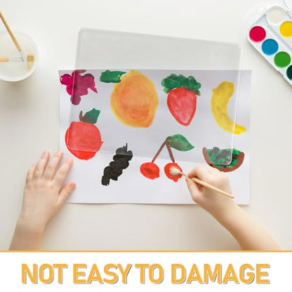 TABLETREANDS Gel Printing Plate: 7x5" A5 Gel Plate - Reusable Printing Board for Art Journaling Scrapbooking Card Making and Monoprinting Supplies
