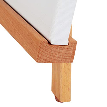 Falling in Art Beechwood 25’’ Tabletop Easel Display Stand Set for Painting- Holding Canvas Up to 22 1/2 Inches High, 2 Pack Artist A-Frame Tripod with Rubber Feet, Portable Photo and Sign Holder - size: 2 Pack