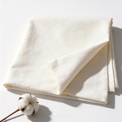 Canvas Fabric, Premium 10oz Natural Cotton Duck Canvas Fabric 62'' Wide for Arts & Crafts, Backings, Covers (Natural, 2 Yards)