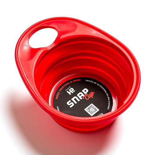 HP CO. HANDY PRODUCTS Collapsible Paint Handy Snap Cups – 3 Pack, Peel-Away Design for Mess-Free Cleanup, Ergonomic Grip, Portable Storage